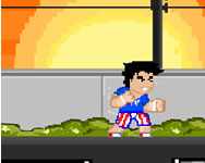 Boxing fighter super punch